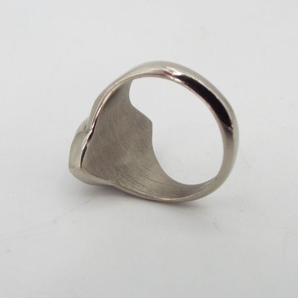 Vintage UAW Local 599 Women's Ring 25 Years of Service Blue Stone Size 6 - Picture 7 of 10